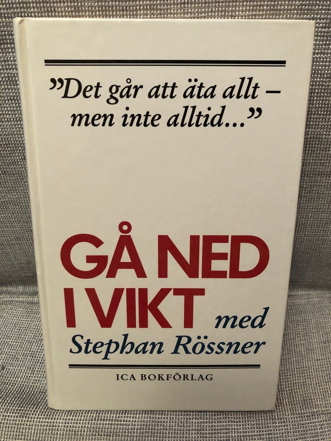 Gå ned i vikt med Stephan Rössner Bantning Viktnedgång Hälsa Övervikt Diet
