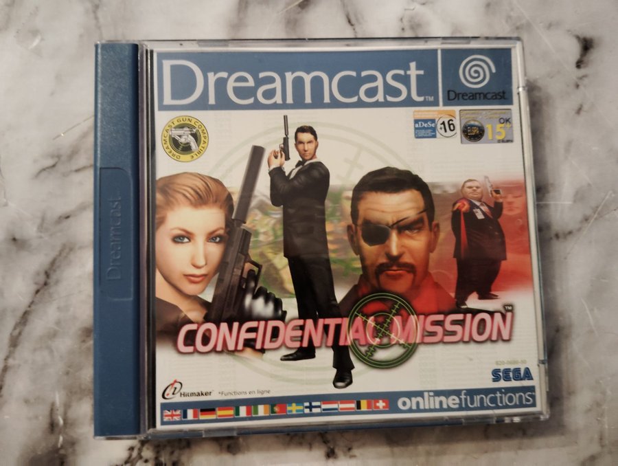 CONFIDENTIAL MISSION SEGA DREAMCAST - PAL Europe - NEUF CONFIDENTIAL MISSION SEGA DREAMCAST - PAL Europe - NEUF