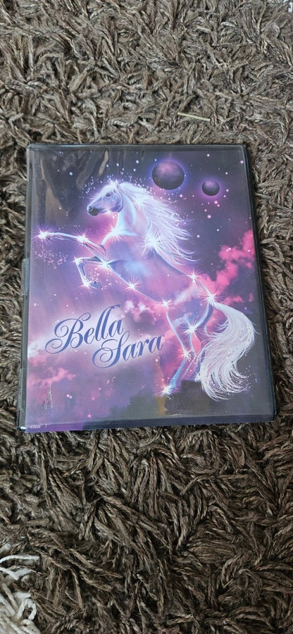bella sara card binder Bella Sara 4-POCKET ULTRA PRO PORTFOLIO BINDER - BELLA (white horse)