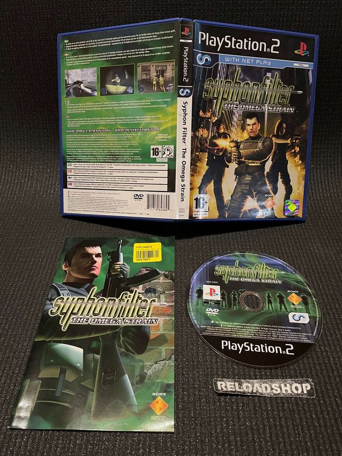 Syphon Filter: The Omega Strain (PlayStation 2 PS2) Complete *CIB* w/ Manual