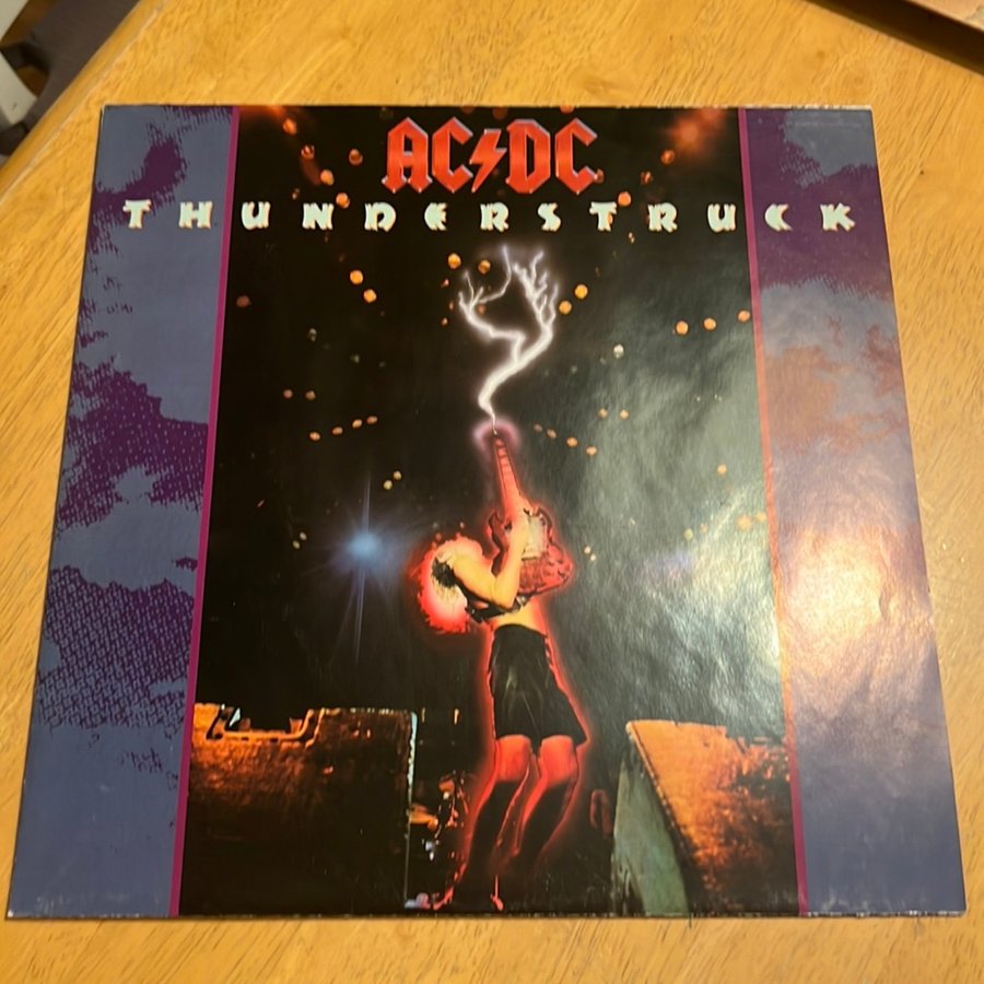 Ac/Dc - Thunderstruck 12” postercover | Köp på Tradera (623922433)