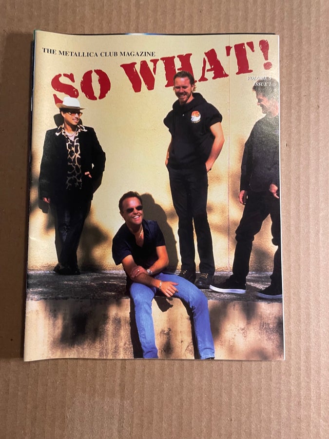 LLICA SO WHAT! メタリカ FC 会報誌 18冊 SO WHAT! The Metallica Club Magazine | Köp på Tradera (736986524)