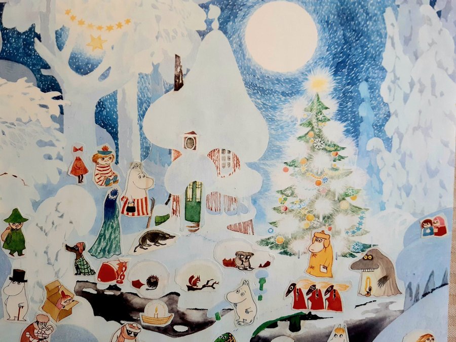 Se produkter som liknar Retro Julkalender MUMINDALEN .. på Tradera