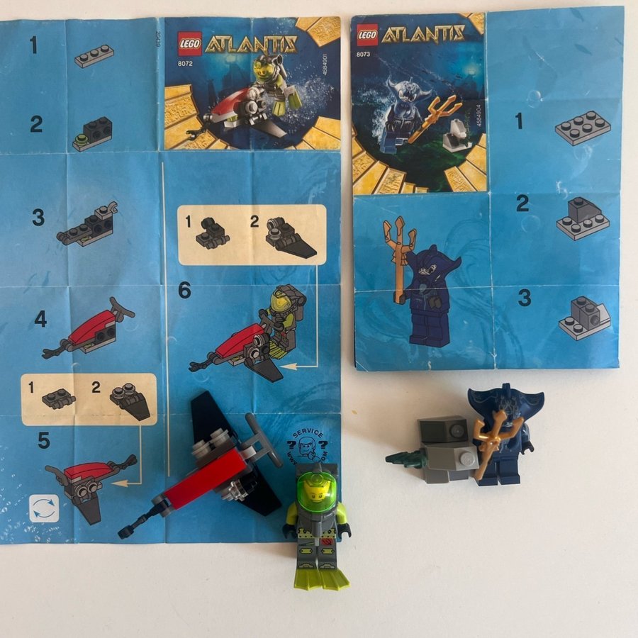 LEGO ATLANTIS 8072 8073 SUPERSKICK KOMPLETT Kop pa Tradera 649497864