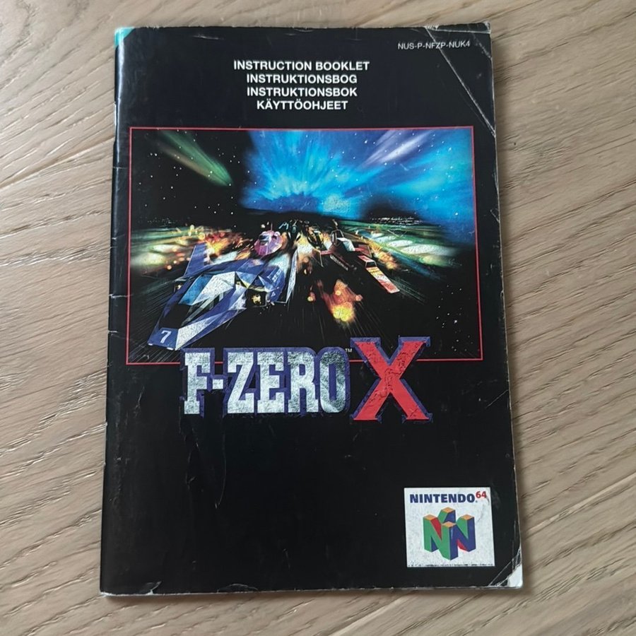 Se produkter som liknar F-Zero X Instruktionsbok på Tradera