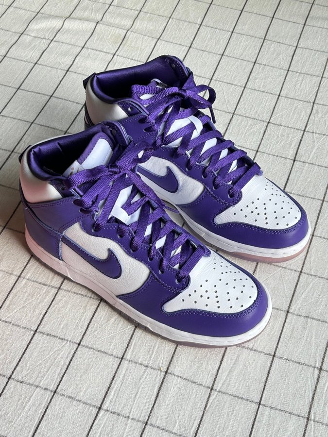 nike dunk high earthquake varsity purple