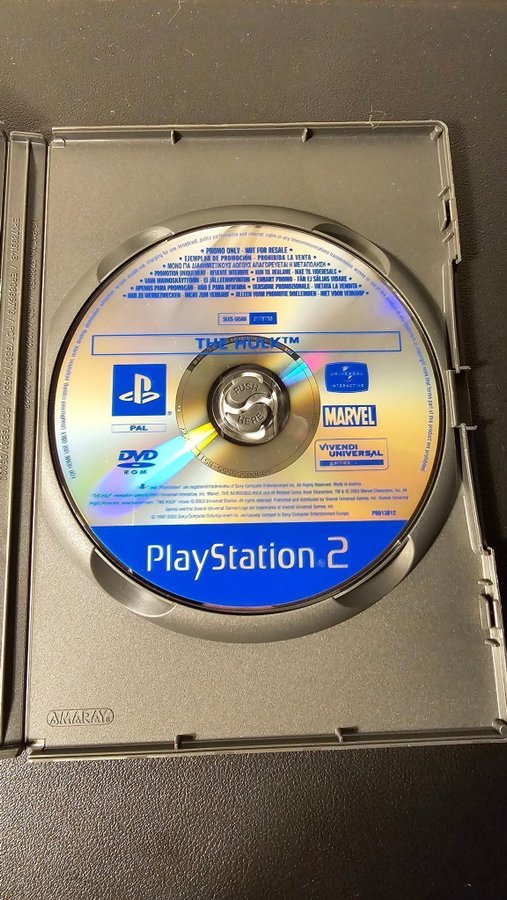 The Hulk - Promo Presse - Sony PlayStation 2 - Jeu PAL Complet