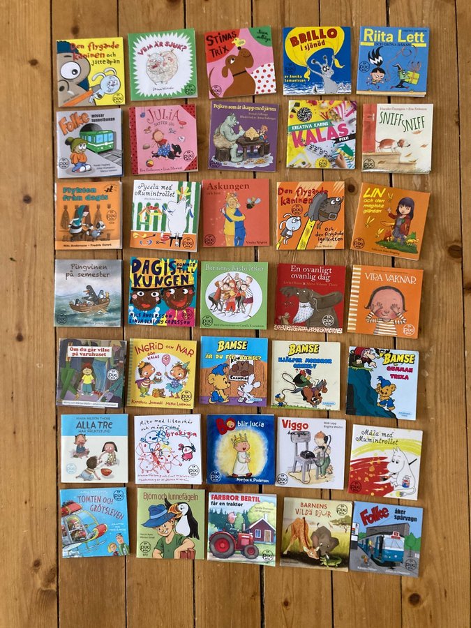 35 pixiböcker blandat jul pyssel bamse julia Köp på Tradera