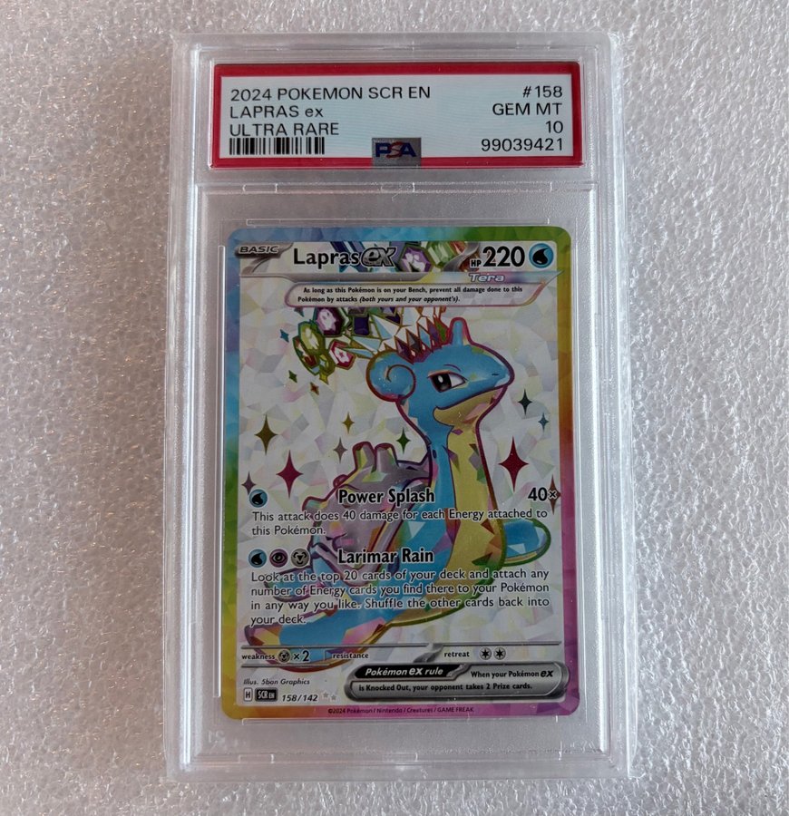 Pokemonkort Lapras EX 158/142 (PSA 10) | Kp p Tradera (728259749) Pokemonkort Lapras EX 158/142 (PSA 10) | Kp p Tradera (728259749)