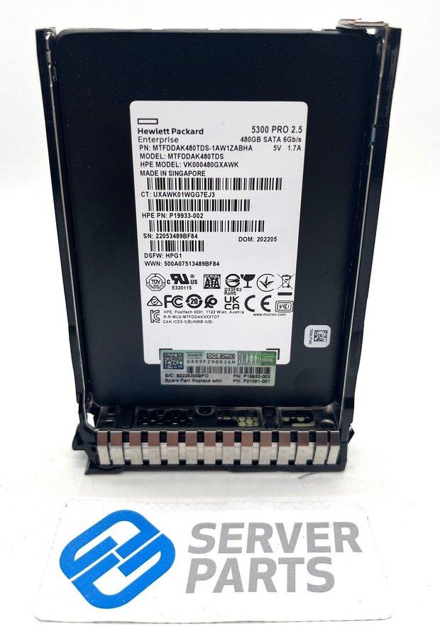HP 765869-001 - Disque Dur 2 To 7.2K SATA 2.5" Pour ProLiant DL360 G10 (reconditionné)