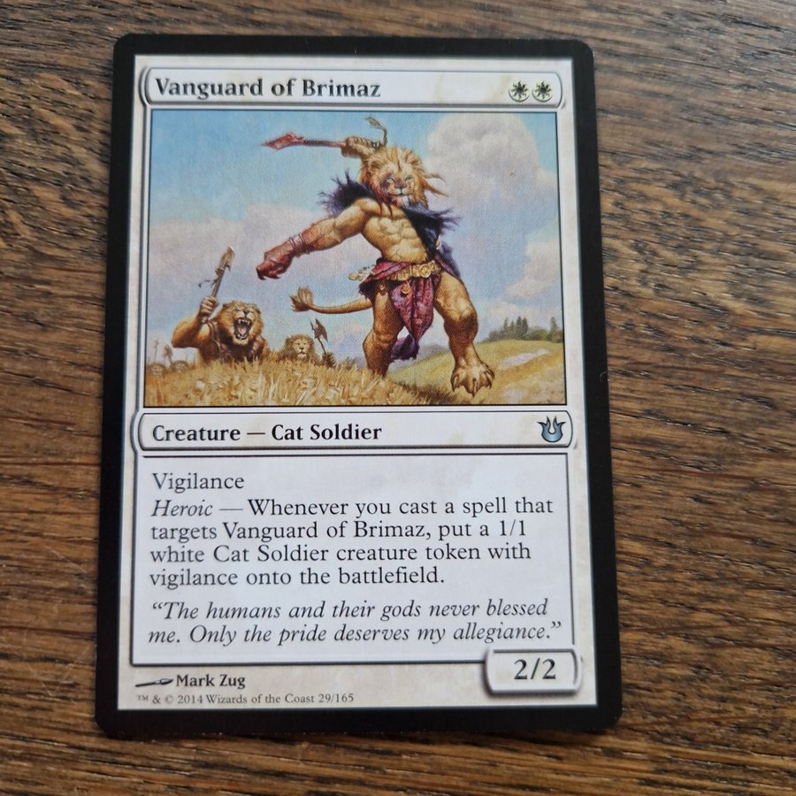 Magic the Gathering - Vanguard of Brimaz - Born.. | Köp på Tradera  (617930985)