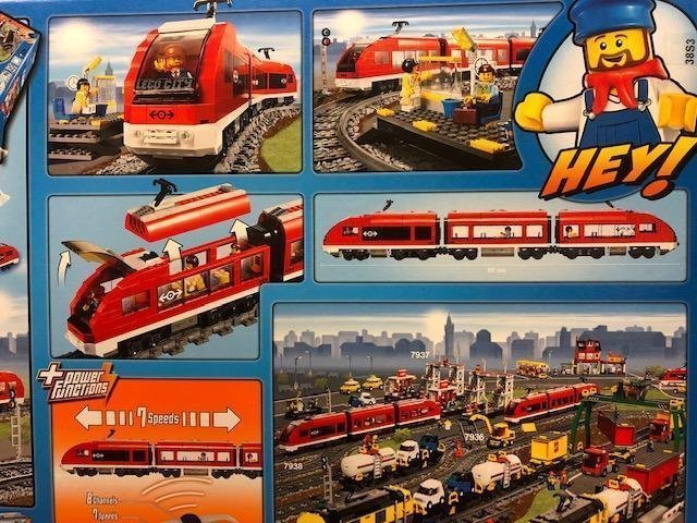 7938 Lego White Train Set LEGO City 7938 