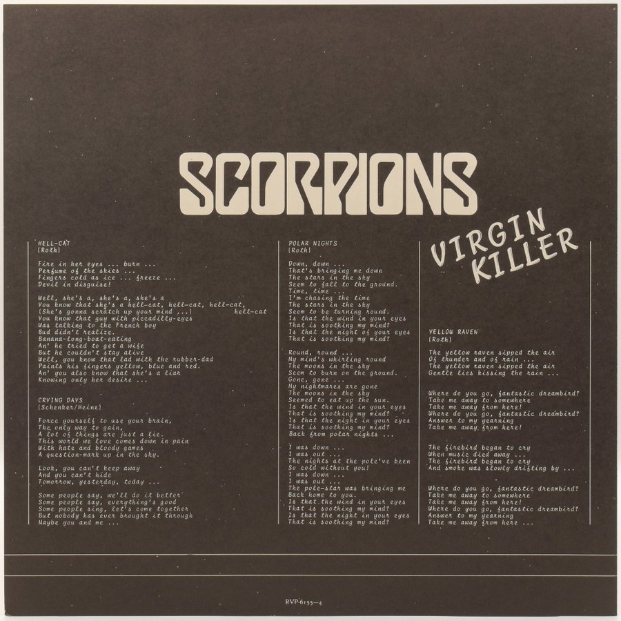 Scorpions - Virgin Killer - JAPAN 1977 (RVP-615.. | Köp på Tradera