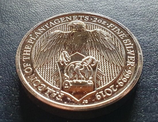 Silverobjekt - Falcon of the Plantagenets 2 oz .. | Köp på Tradera