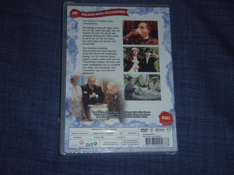 Ture Sventon julkalendern 1989 2 st DVD Svenskt.. Köp på Tradera