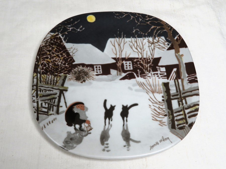 Guldkroken 5 Jultallrik.. | Köp från ialinasDesignRetro på Tradera