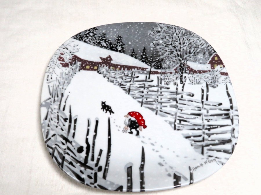 Guldkroken 5 Jultallrik.. | Köp från ialinasDesignRetro på Tradera