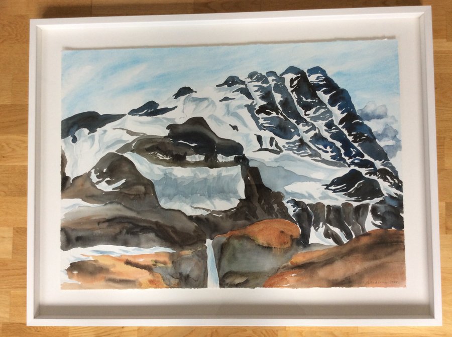 Akvarell Svenerik Jakobsson 1985  Köp på Tradera (515525282)