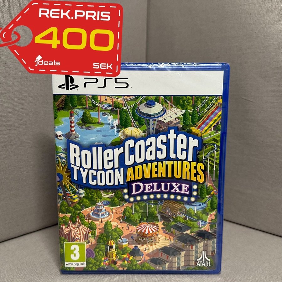 NY RollerCoaster Tycoon Adventures Deluxe PS5 Köp på Tradera