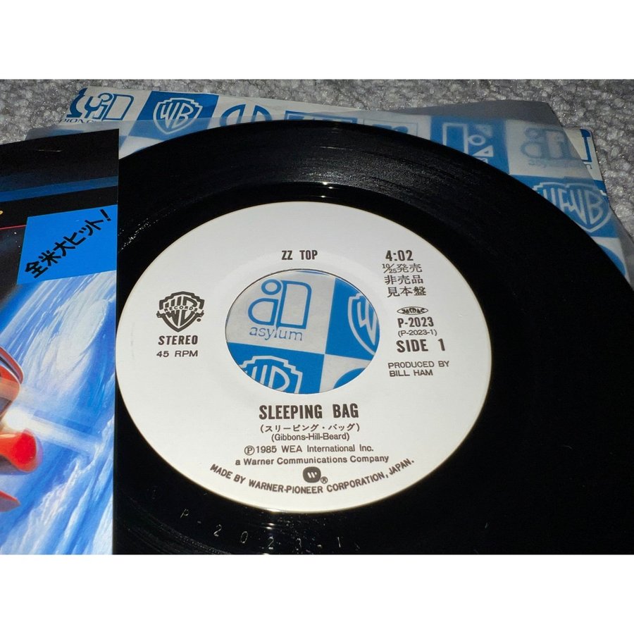 ZZ TOP SLEEPING BAG JAPAN PROMO SINGEL RARE TOP.. Köp på Tradera