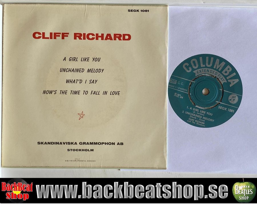 CLIFF RICHARD A GIRL LIKE YOU Köp från backbeat på Tradera (599837128)