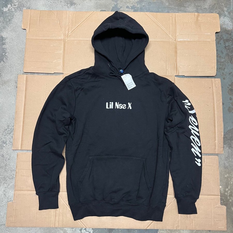 H&M svart hoodie, storlek M Köp på Tradera (699342750)