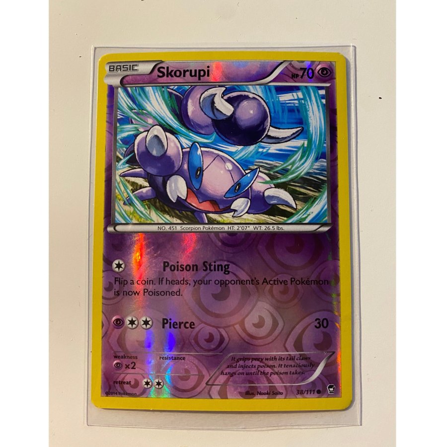 Skorupi 38/111 Furious Fists Pokmonkort - Holo | Kp p Tradera (728433290)