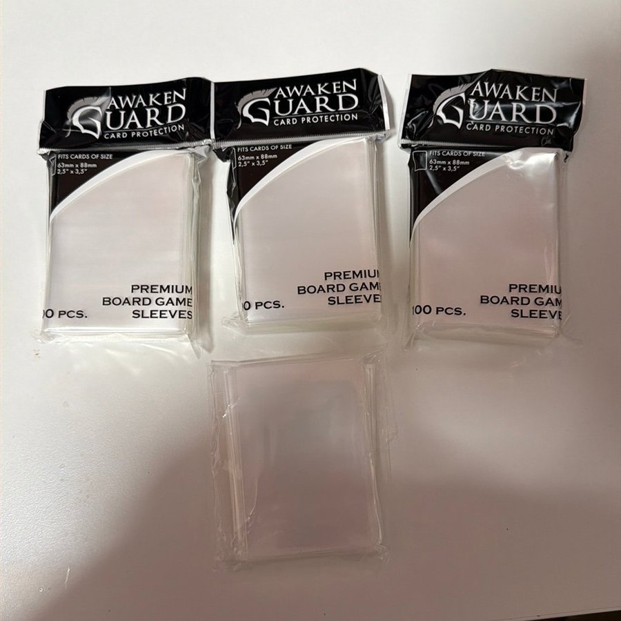 Awaken Guard Premium Board Game Sleeves 63x88mm | Kp p Tradera (733157178) Awaken Guard Premium Board Game Sleeves 63x88mm | Kp p Tradera (733157178)