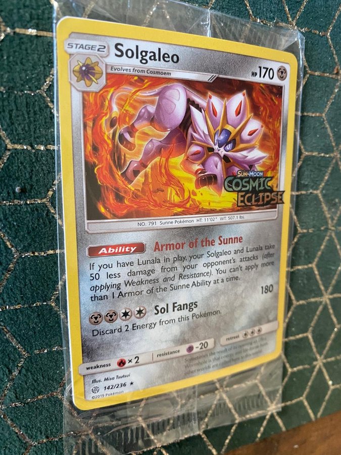 Solgaleo Cosmic Eclipse Sealed Promo 