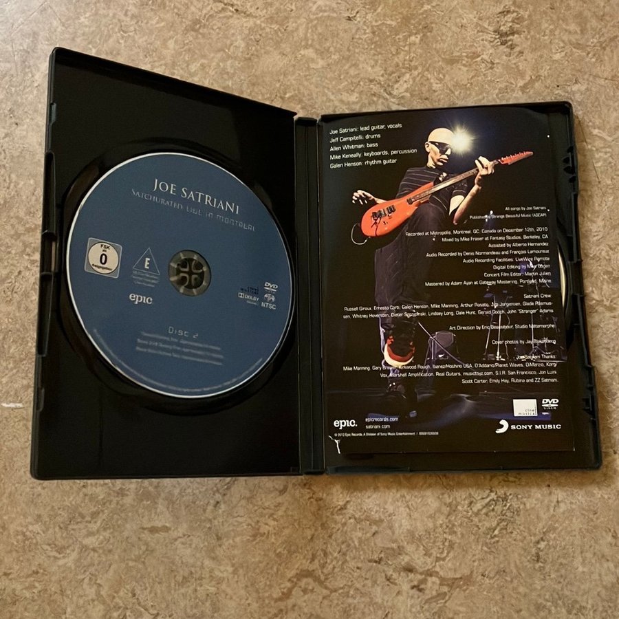 Joe Satriani - Satchurated Live In Montreal DVD | Köp på Tradera