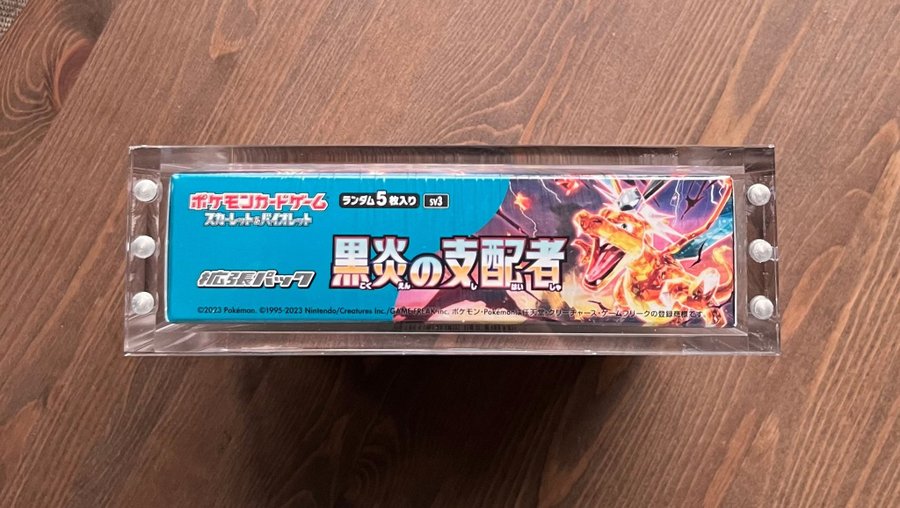ruler of the black flame booster box case Pokemon Ruler of the Black Flame Booster Box main image 1