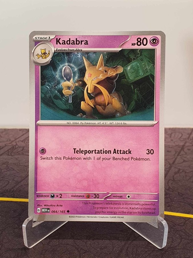 KADABRA 064/165 - 151 - Pokmon Kort | Kp p Tradera (609891056)