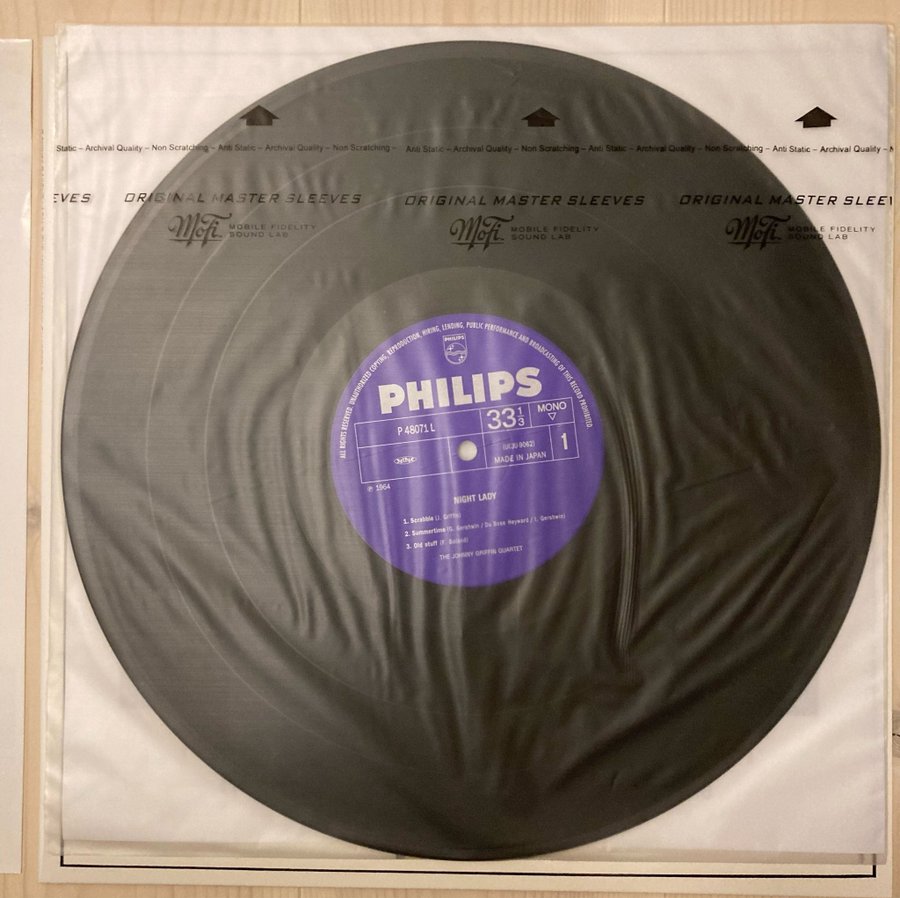 LP] JOHNNY GRIFFIN QUARTET / NIGHT LADY レコード オリジ] NIGHT