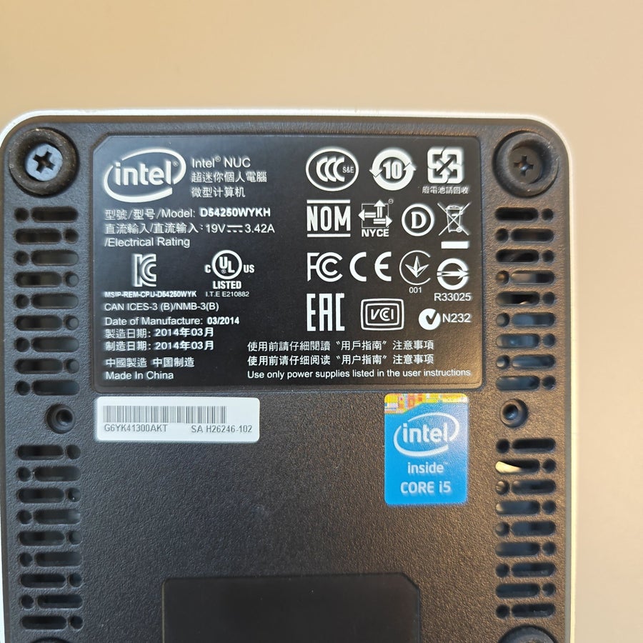 Intel NUC D54250WYKH Mini PC i5 4250U 8GB RAM 1.. | Köp på Tradera