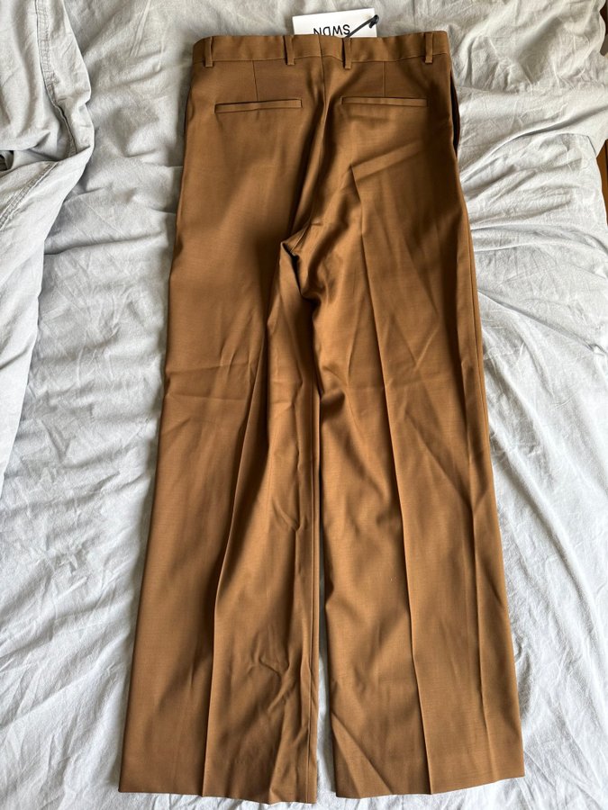 cmmn swdn Otto Wide Leg Trousers スラックス Cmmn Swdn Brown Otto