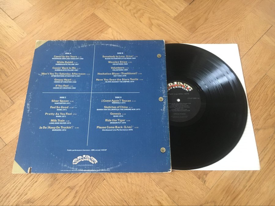 Jefferson Airplane – Flight Log (1966 - 1976) | Köp på Tradera