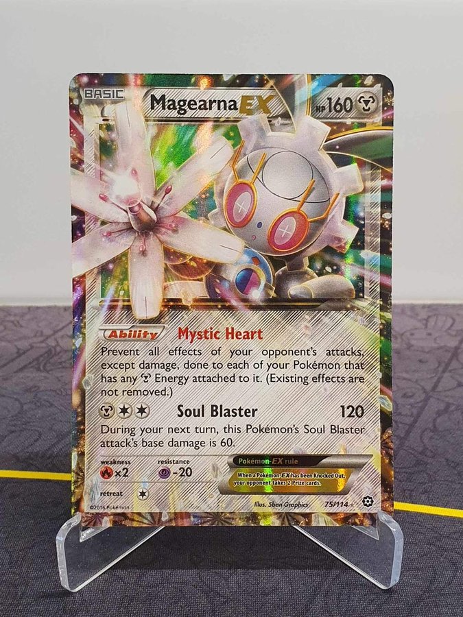 magearna ex pokemon card value Magearna EX 110/114 Full Art Ultra Rare Pokemon Card (XY Steam Siege) —  Titan Cards Ltd main image 1