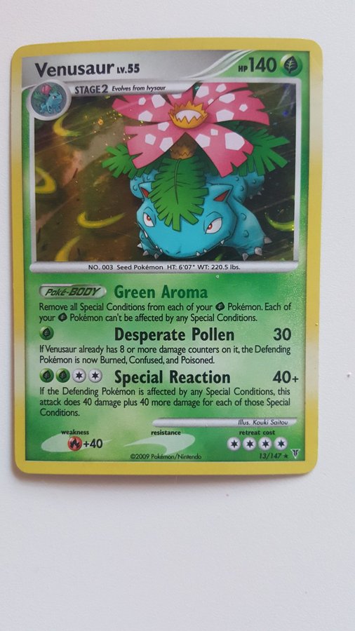 Se produkter som liknar Pokemon venusaur lv.55 på Tradera (531896134)
