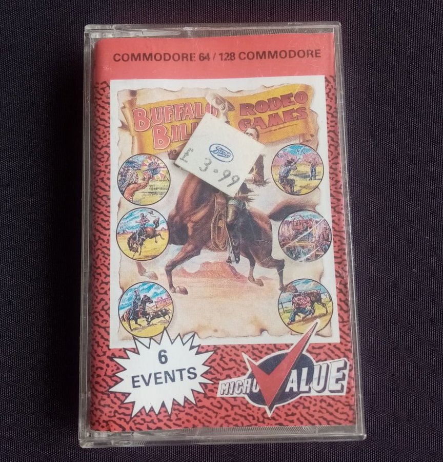 家庭用ゲームソフト BUFFALO BILL&#39;S RODEO GAMES [COMMODORE64] Commodore 64 C64 Spiel -- BUFFALO BILL'S RODEO GAMES