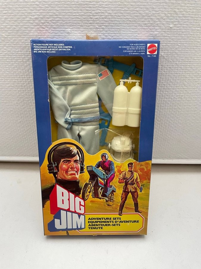 Sets D'aventure Big Jim Mattel – Équipements D'aventure, Boîte D'origine