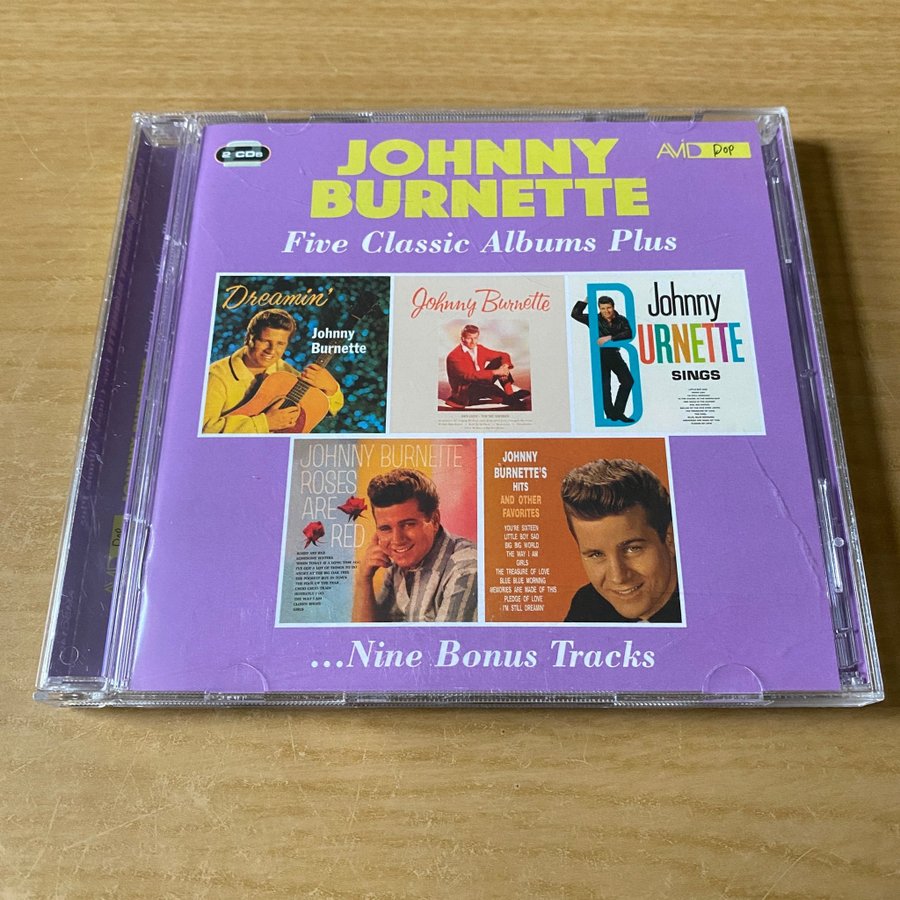 Johnny Burnette - Five Classic Albums Plus. 2CD. | Köp på Tradera ...