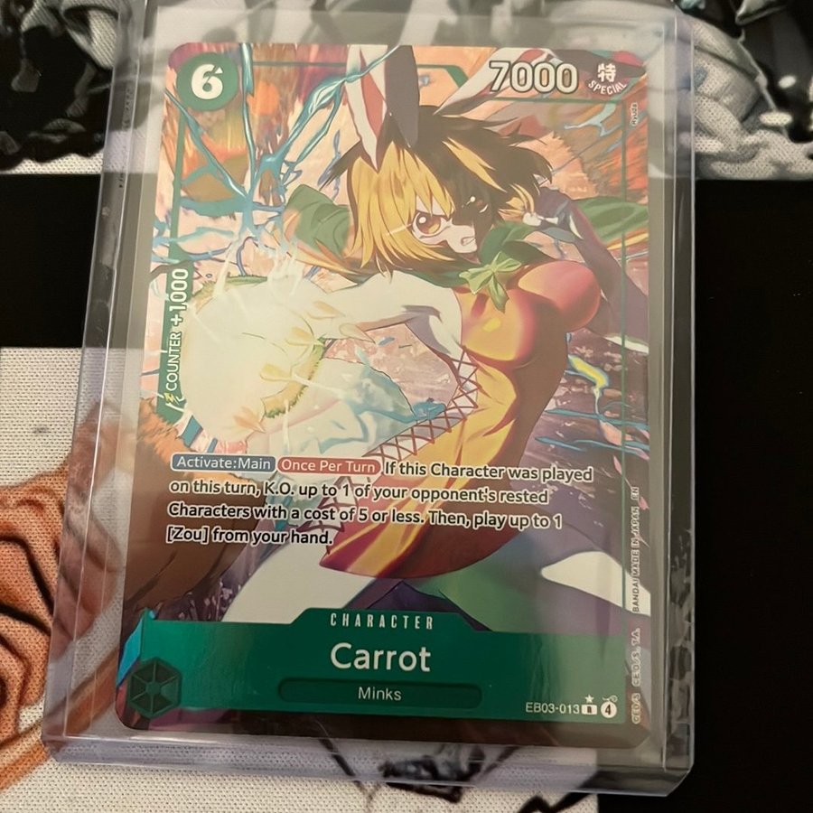 one piece card game carrot BANDAI ONE PIECE Card Game Two Legends OP 08 Carrot Leader Parallel Ja –  GLIT Japanese Hobby Shop