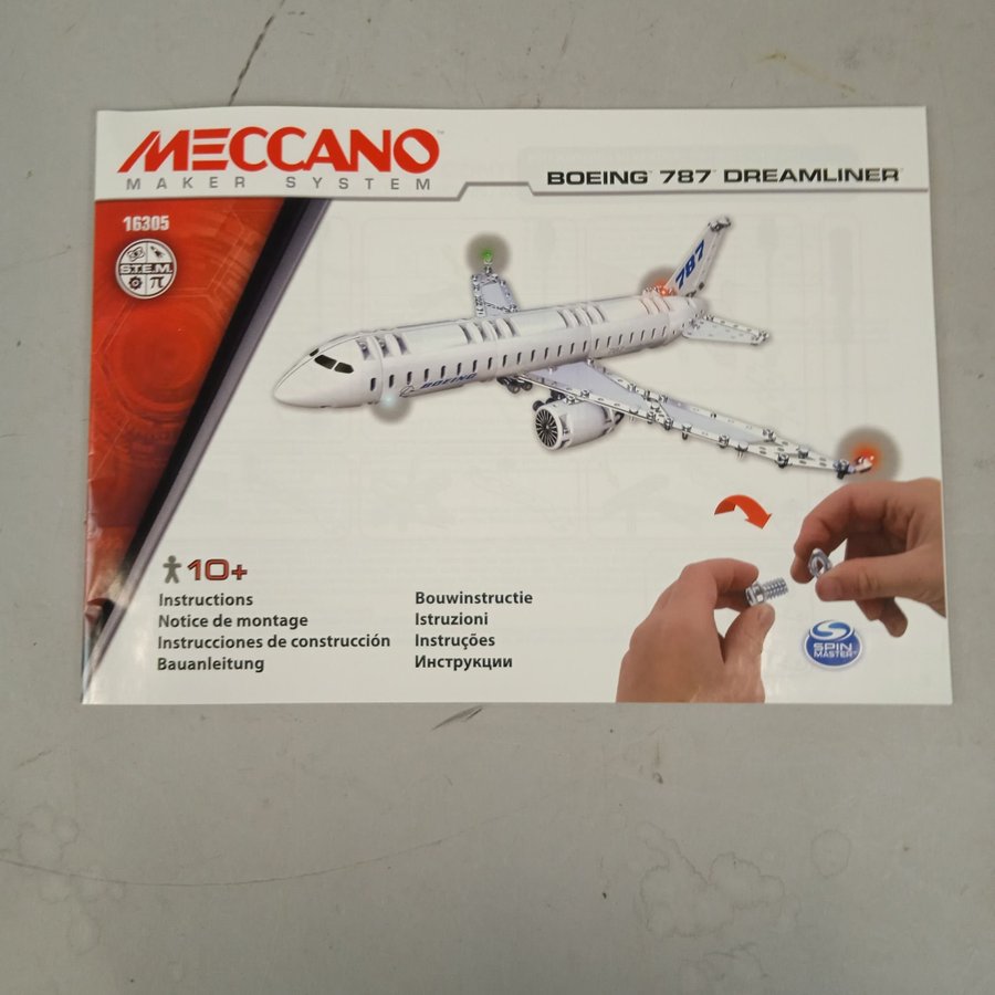 MECCANO byggsats Boeing 787 Dreamliner