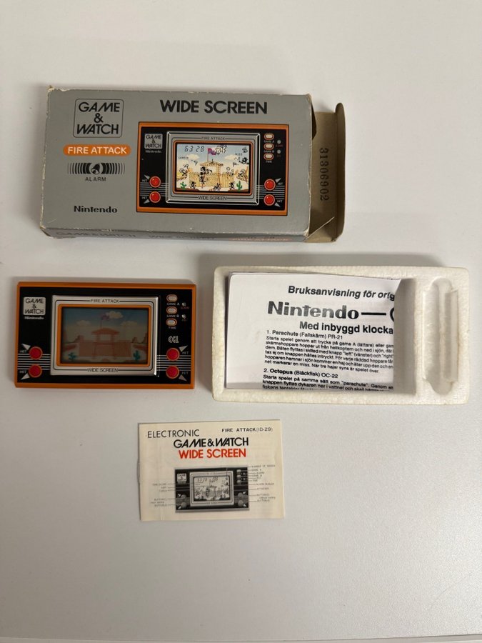 Nintendo Game & Watch Fire Attack (ID-29) Wide .. | Köp på Tradera