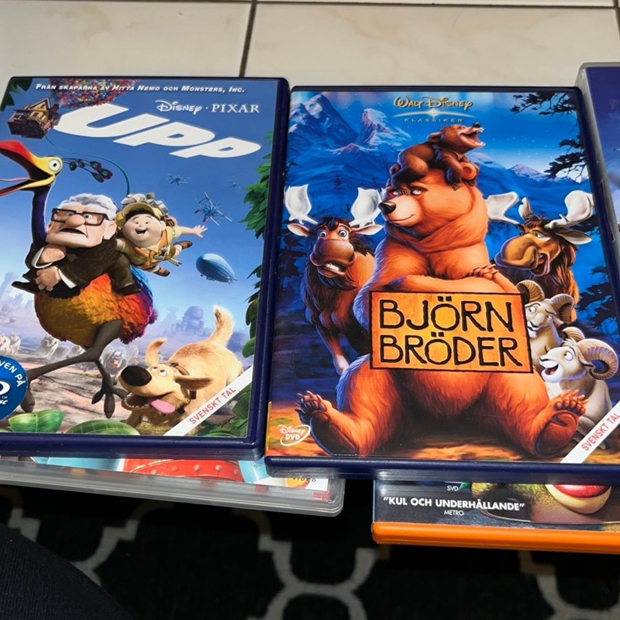 7 barnfilmer DVD Disney, Pixar, Dreamworks mm Köp på Tradera (614719982)