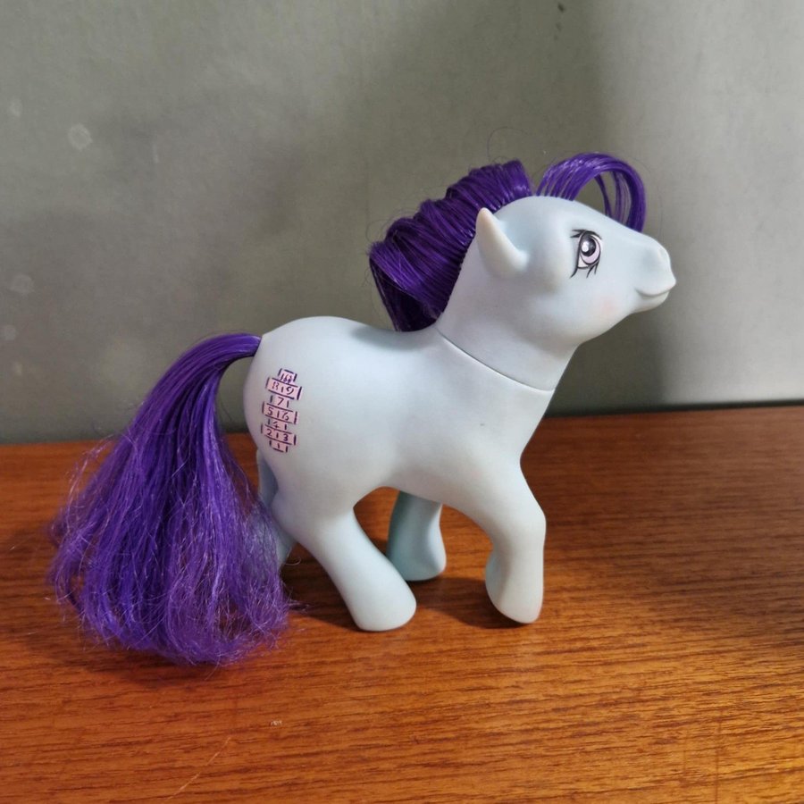MLP Vintage My Little Pony G1 rosa blau FIREFLY Pegasus Blitz 1983 Hasbro