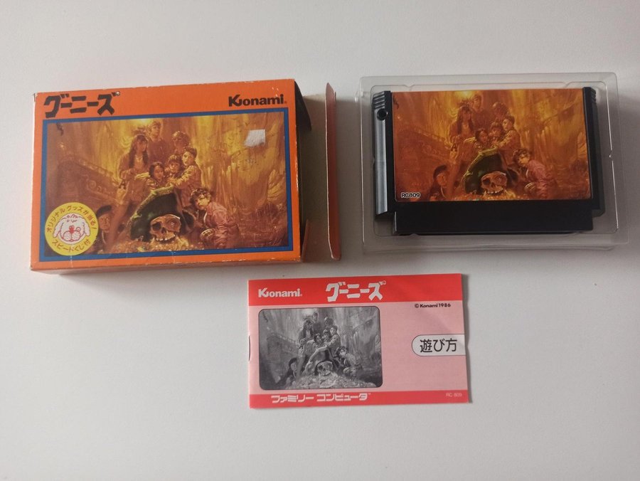 Nintendo NES Famicom The Goonies Köp från Spelerill på Tradera