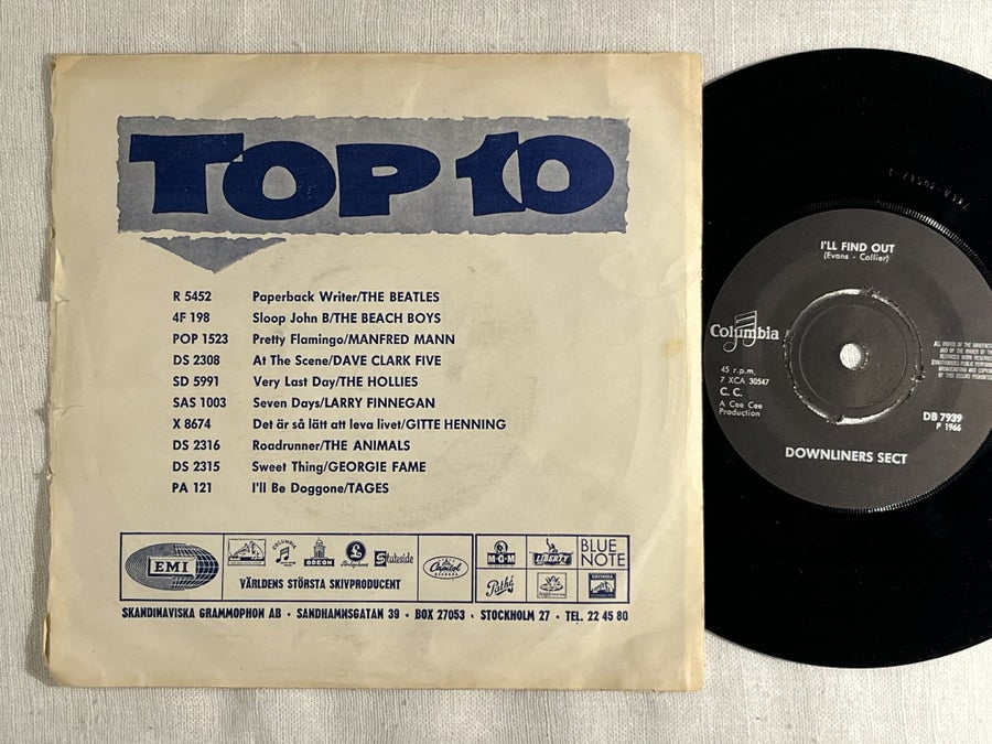 7” Downliners Sect The Cost Of Living DB8008PROMO Columbia プロモ /00080 The Downliners Sect – The Cost Of Living – Vinyl (7