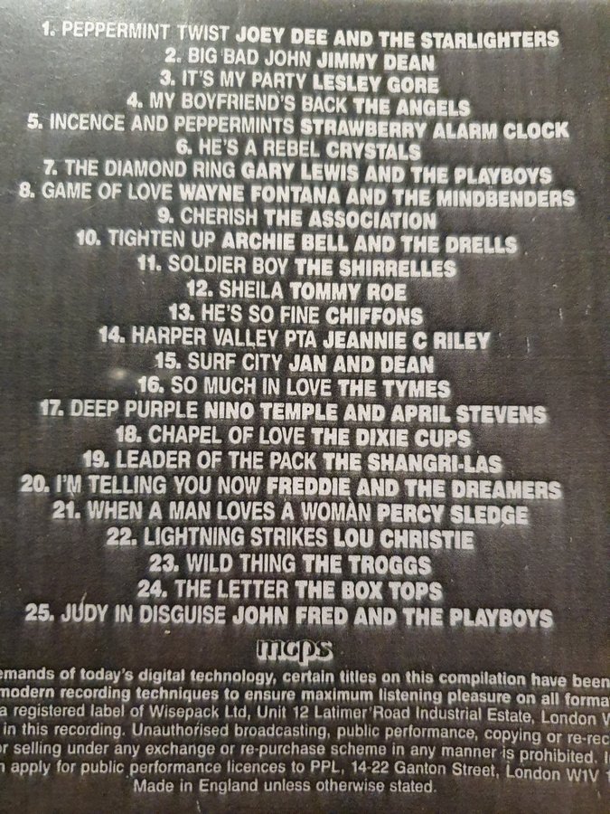 American Rockera No. 1's - 1962-1970 - CD | Köp på Tradera (717338919)