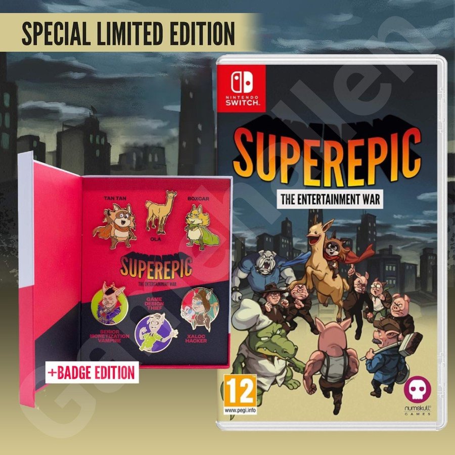 SuperEpic: The Entertainment War Badge Edition .. | Köp på (719532862